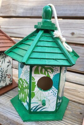 Hand-finished Decorative Gazebo Birdhouse - image6